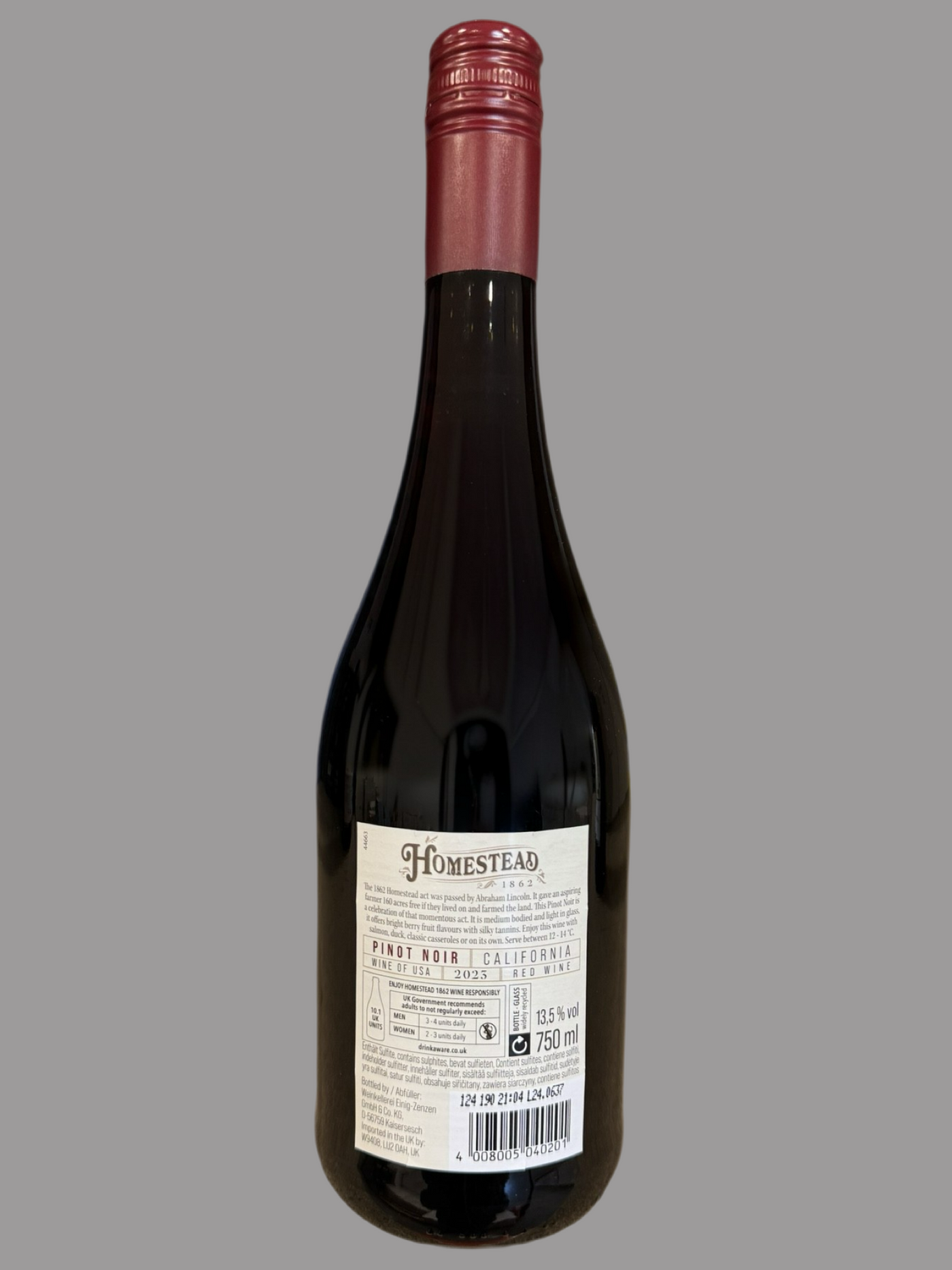 Homestead 1862 Pinot Noir