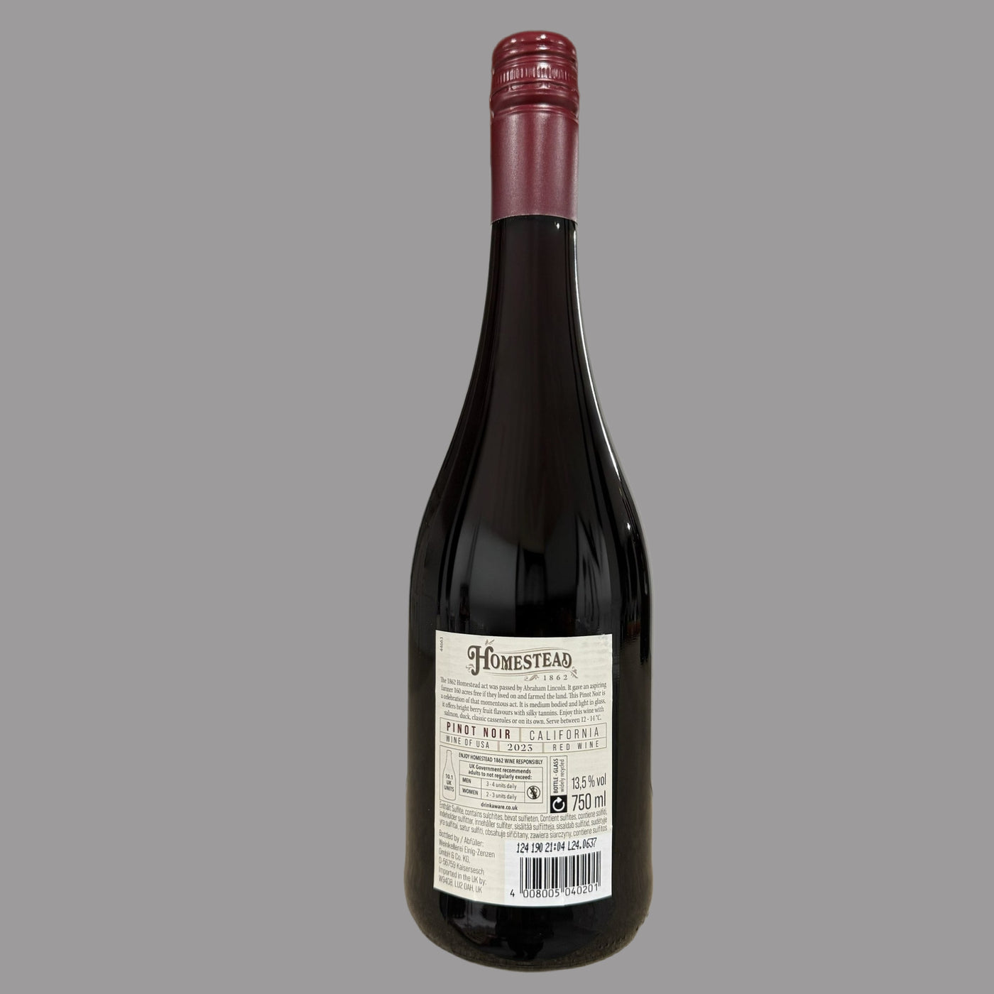 Homestead 1862 Pinot Noir