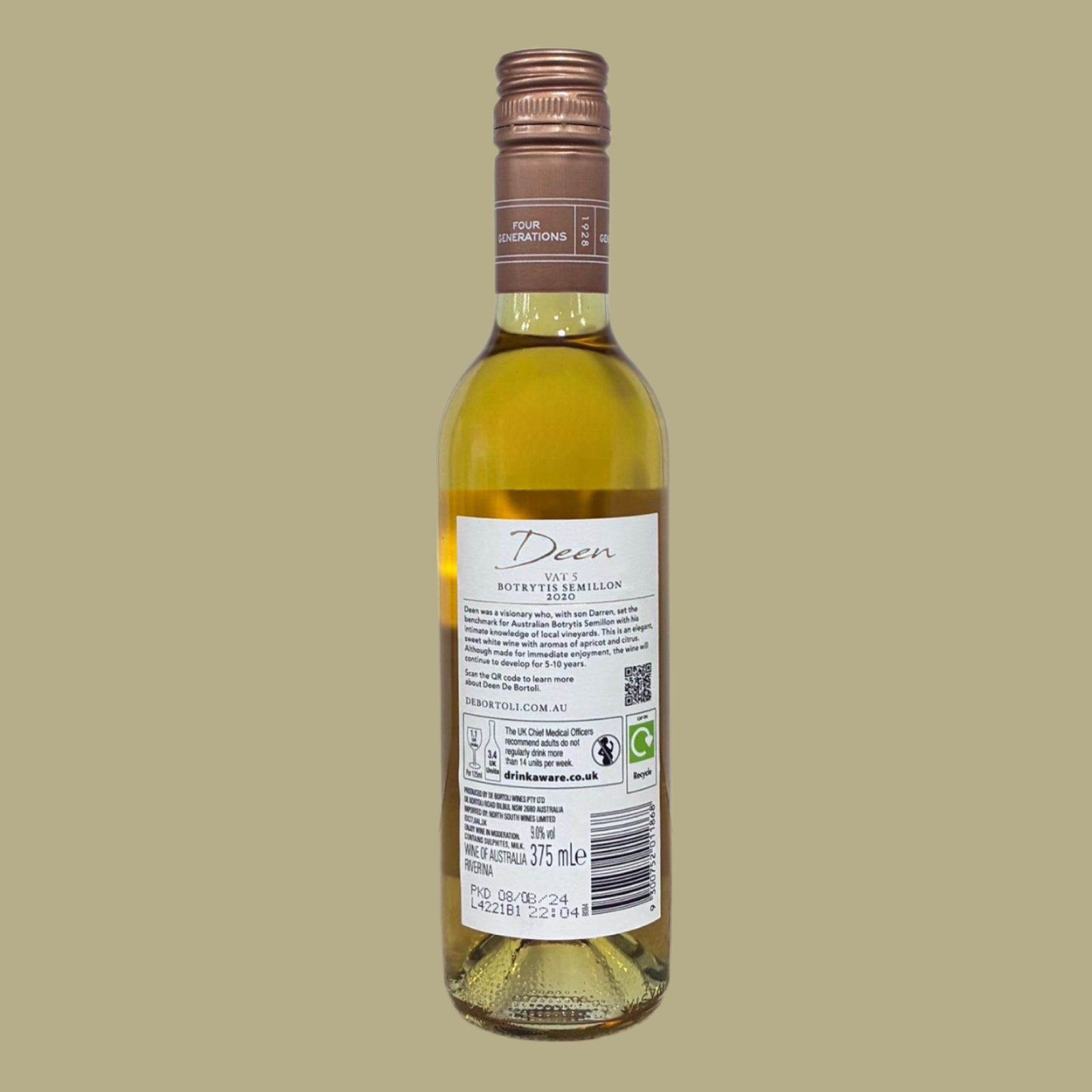 De Bortoli Deen Botrytis Semillon | Vino Direct - Simple Honest Direct