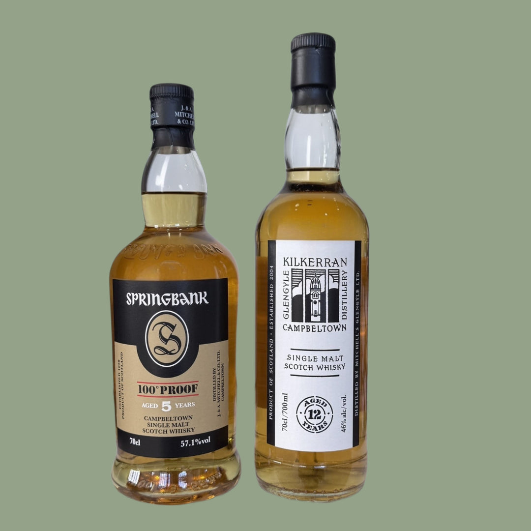 Springbank 100 Proof (5 Year Old) & Kilkerran 12 Year Old Duo