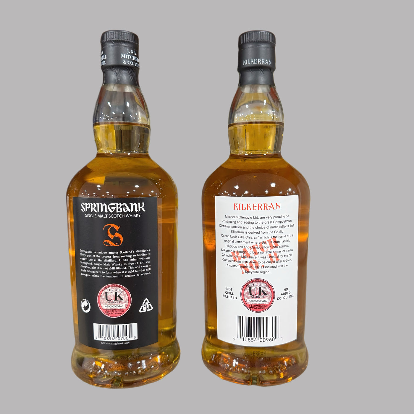 Springbank 10yr & Kilkerran Heavily Peated Batch 11 Duo