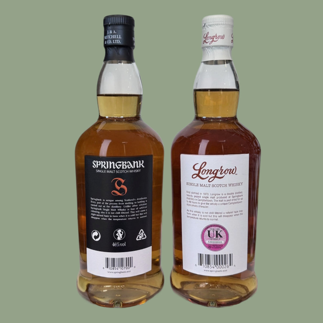 Springbank 10年 & Longrow 2本セット Springbank 10yr & Longrow Peated Duo | Vino Direct - Simple Honest