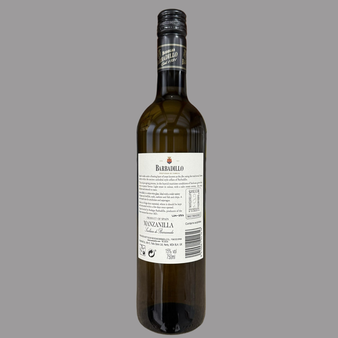 Barbadillo Manzanilla Sherry