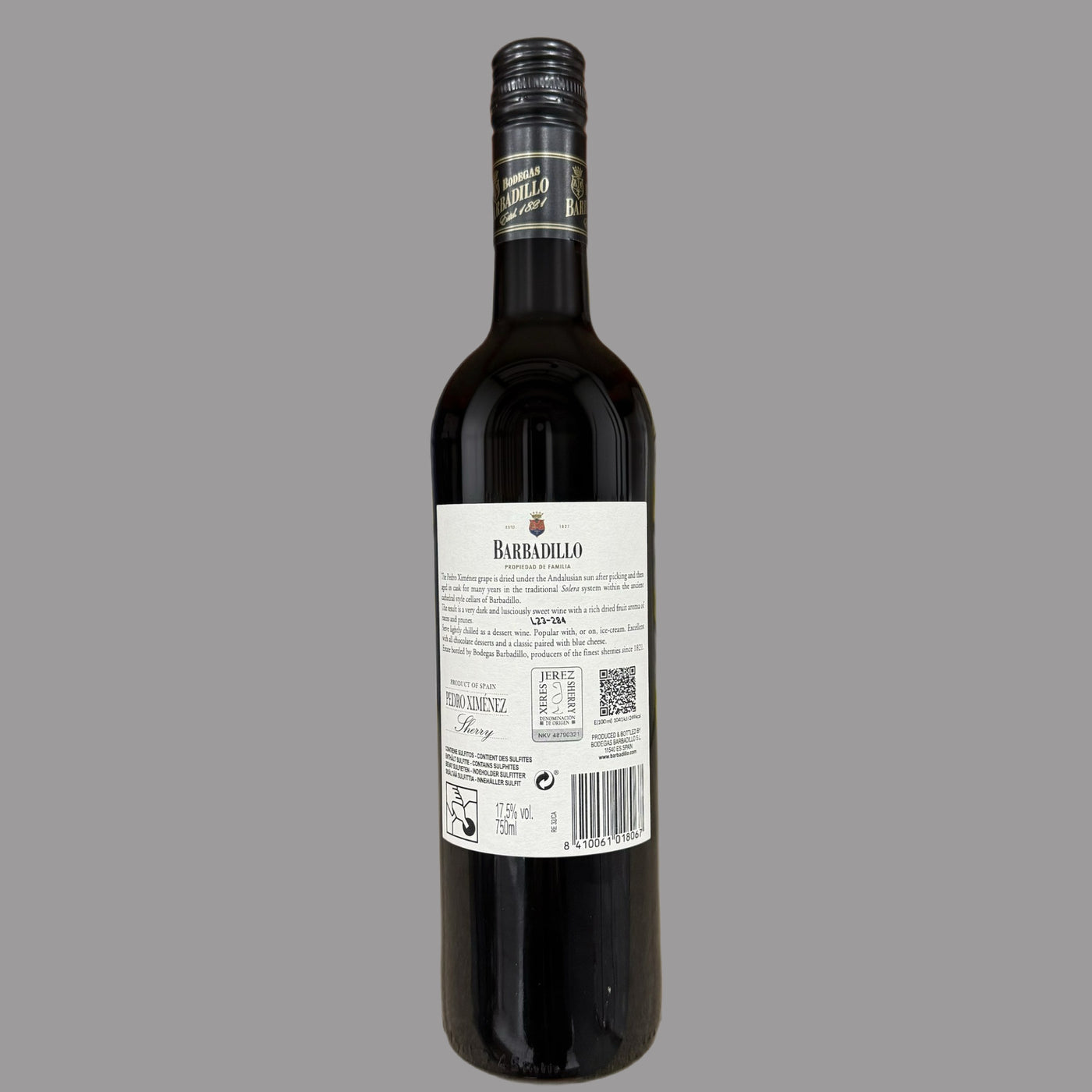 Barbadillo Pedro Ximenez Sherry