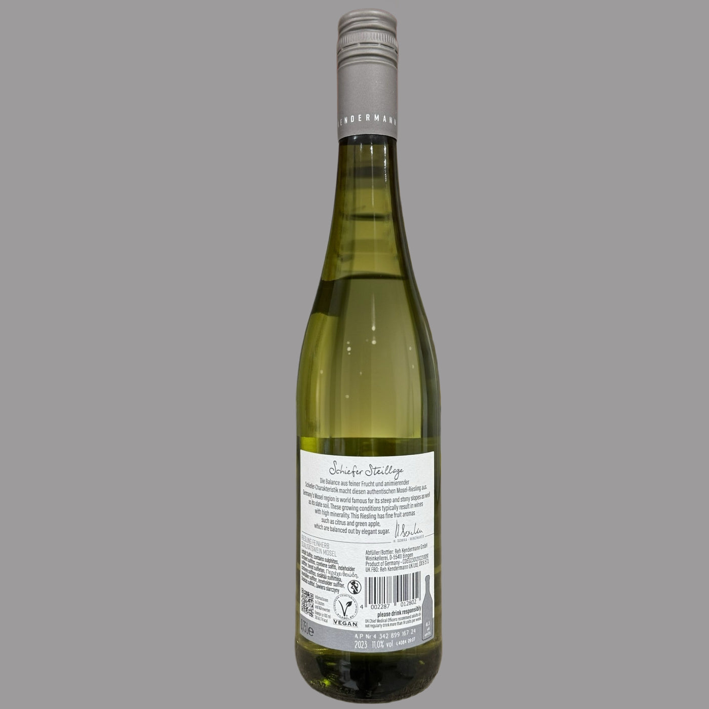 Reh Kendermann Weinhaus Riesling Schiefer Steillage