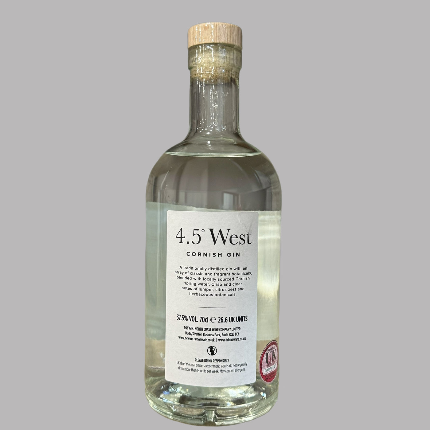 4.5* West Gin Cornish Dry